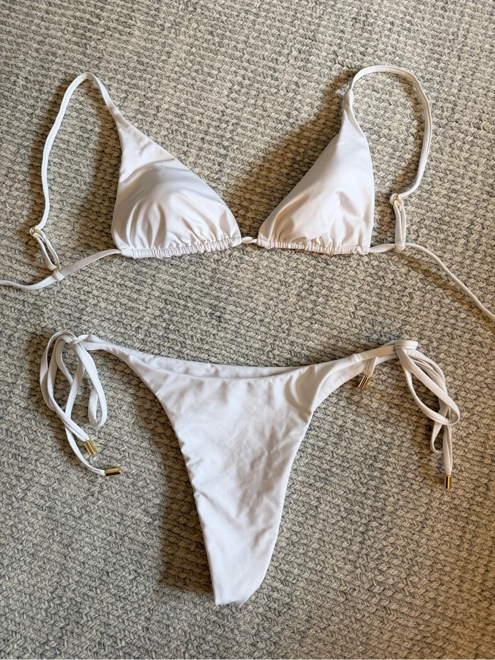 Monday Swimwear - White Bikini Set